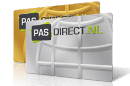 Metallic zilver en goud pasje